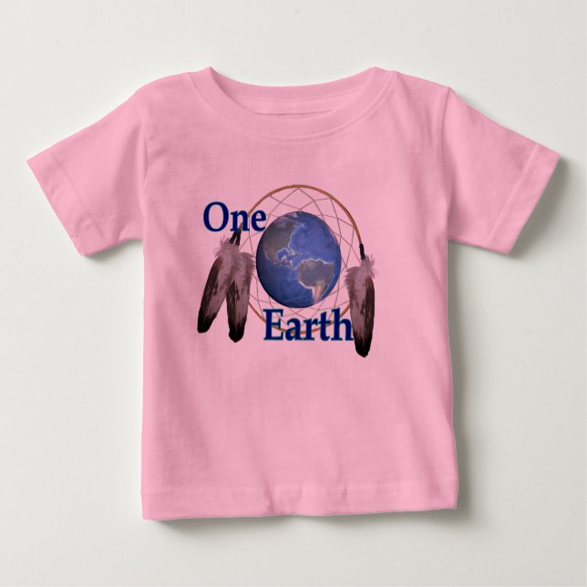 Camiseta De Bebé Una tierra (Anverso)