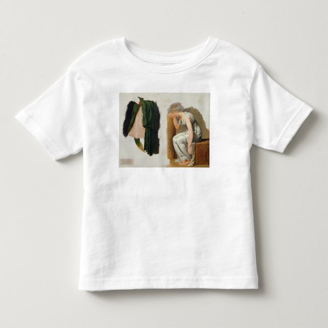 Camiseta De Bebé Una toga y un Camilo verdes (Anverso)