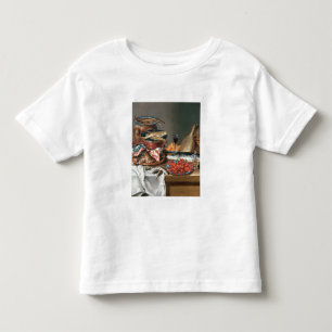 Camiseta De Bebé Una vida inmóvil de las langostas de un pescado,