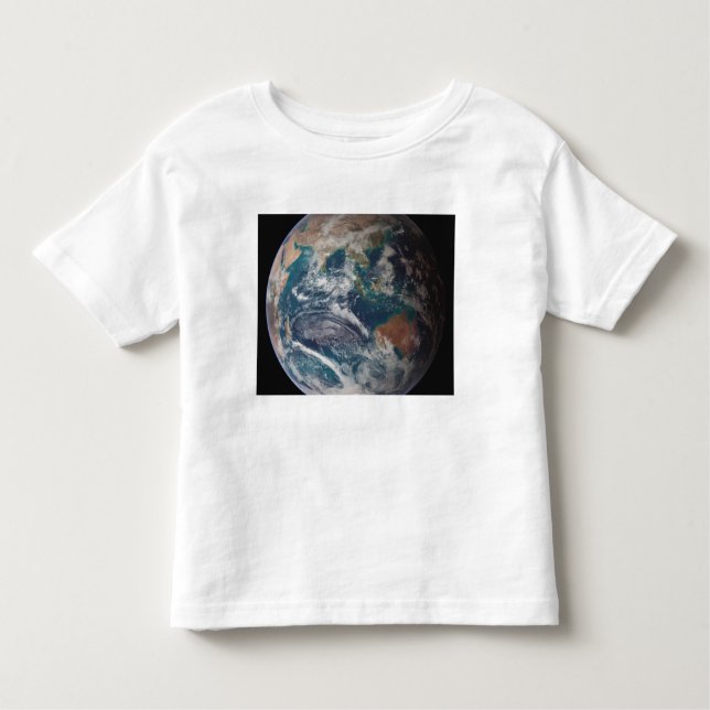 Camiseta De Bebé Una visión completa de la Tierra que muestra datos (Anverso)