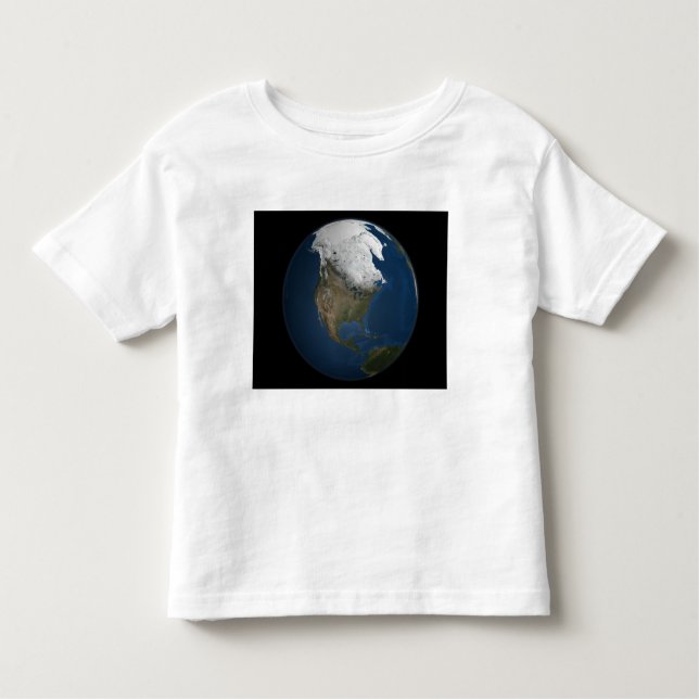 Camiseta De Bebé Una visión global sobre América del Norte (Anverso)