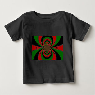Camiseta De Bebé Una visión keniana vibrante: Kaleidoscope con la b