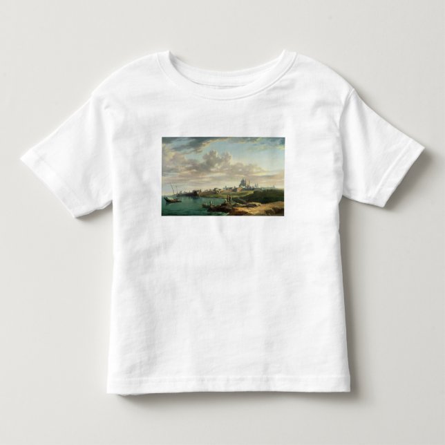 Camiseta De Bebé Una vista de Montevideo (Anverso)