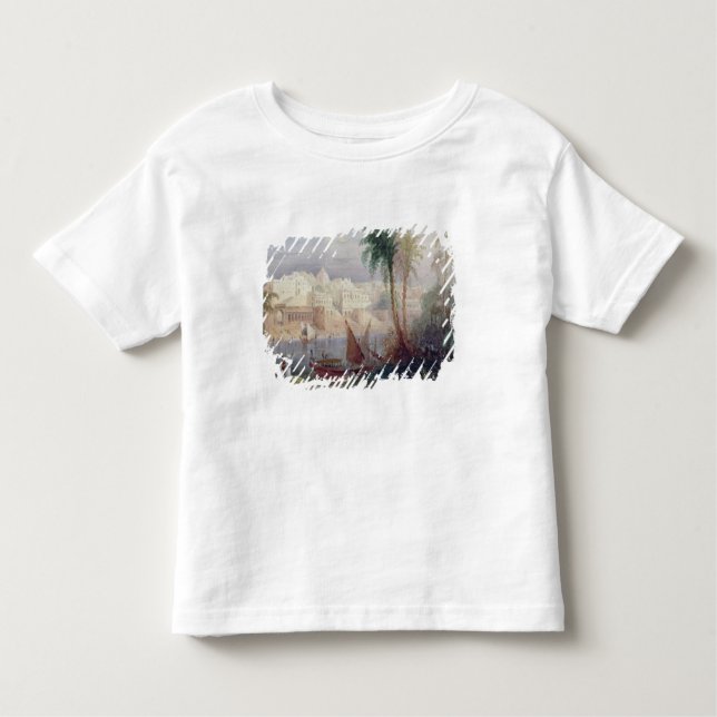 Camiseta De Bebé Una vista de una ciudad india (Anverso)