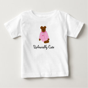 Camiseta De Bebé Unbearably Cute