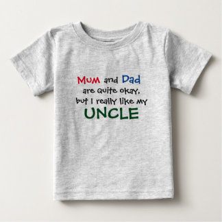 Camiseta De Bebé Uncle Shirt