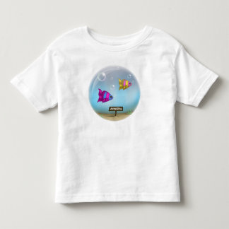 Camiseta De Bebé Under the Sea - Diseño del tazón de pescado - Cami