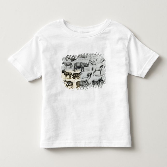 Camiseta De Bebé Ungulata o animales ungulados (Anverso)