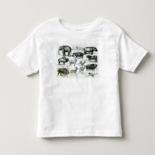 Camiseta De Bebé Ungulata o animales ungulados