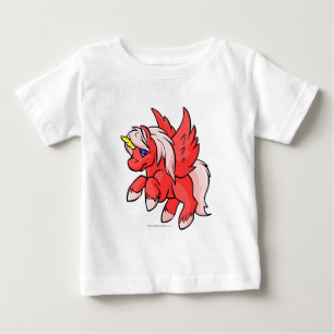 Camiseta De Bebé Uni rojo