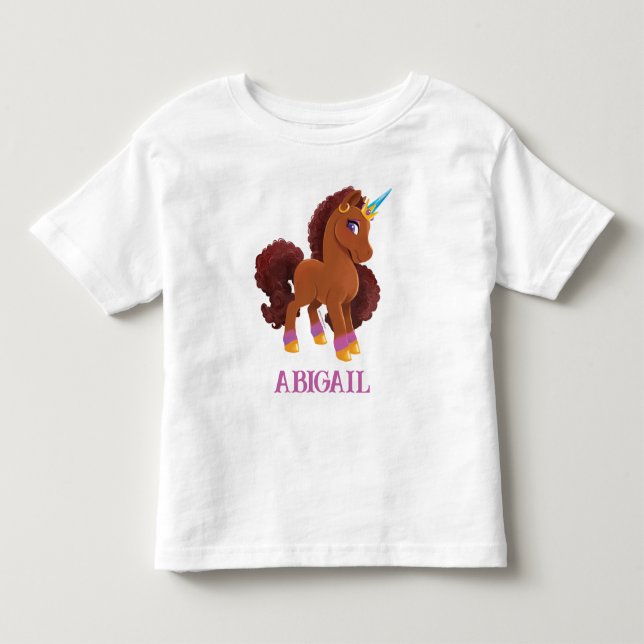 Camiseta De Bebé Único orgullo de Unicornio (Anverso)