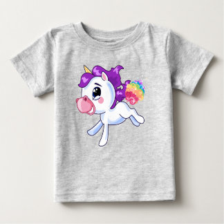 Camiseta De Bebé Unicorn Farts