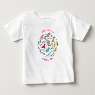 Camiseta De Bebé Unicorn Magic Kawaii