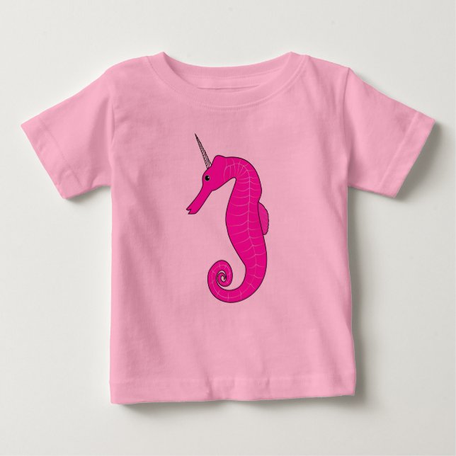 Camiseta De Bebé Unicorn Seahorse (Anverso)