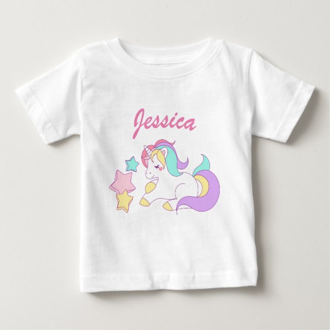 Camiseta De Bebé Unicorn Toddler T-Shirt (Anverso)