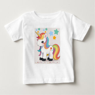 CAMISETA DE BEBÉ UNICORNIO
