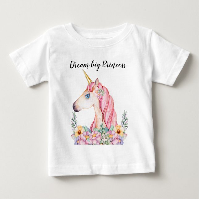 Camiseta De Bebé Unicornio (Anverso)