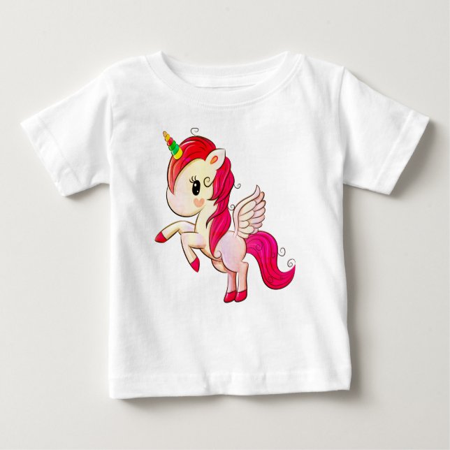 Camiseta De Bebé Unicornio (Anverso)