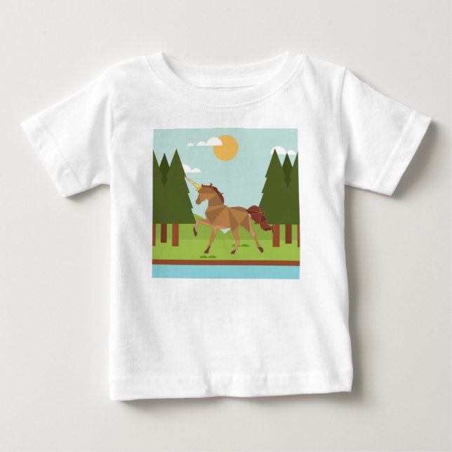 Camiseta De Bebé Unicornio (Anverso)