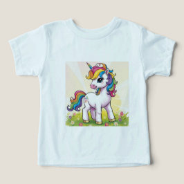 Camiseta de bebé unicornio