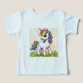Camiseta de bebé unicornio