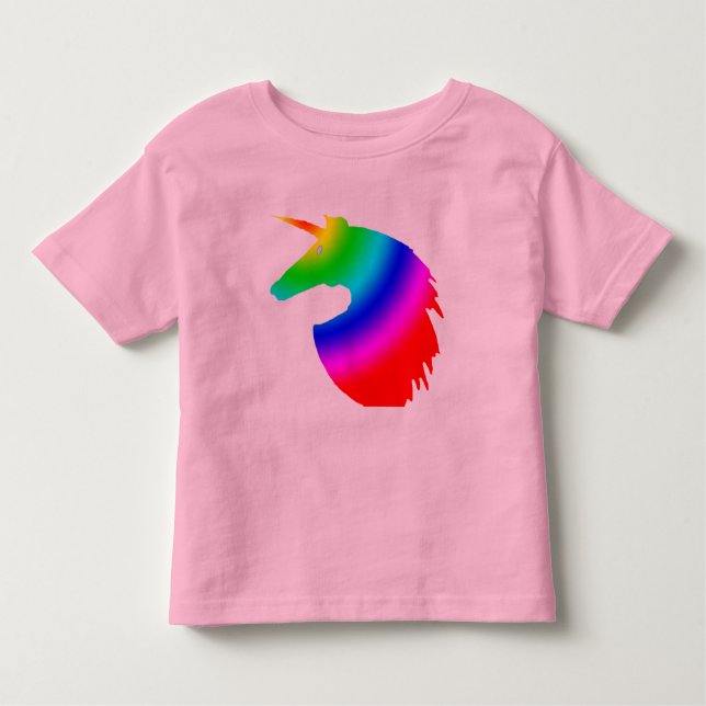 Camiseta De Bebé Unicornio arcoiris (Anverso)