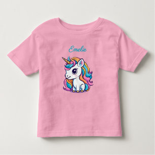 Camiseta De Bebé Unicornio arcoiris