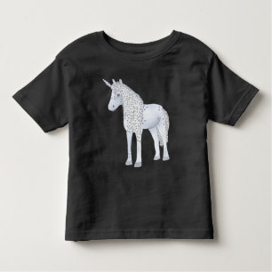 Camiseta De Bebé Unicornio azul
