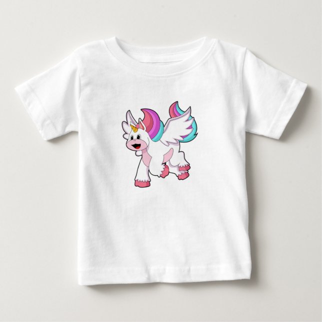 Camiseta De Bebé Unicornio con Wing.PNG (Anverso)