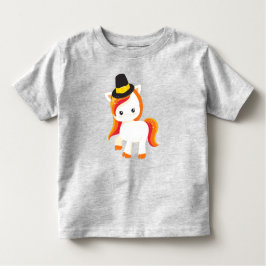 Camiseta De Bebé Unicornio de Acción de Gracias, Unicornio Cute, Go