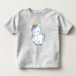 Camiseta De Bebé Unicornio de invierno, unicornio de cuta, unicorni