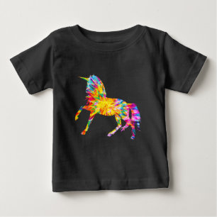 Camiseta De Bebé UNICORnio DE TINTURA TEÑIDA
