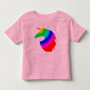 Camiseta De Bebé Unicornio del arco iris