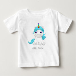 Camiseta De Bebé Unicornio divertido y unicornio personalizado