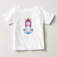 Unicornio en Meditate en Sentado