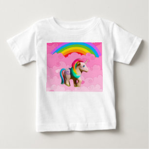 Camiseta De Bebé Unicornio lindo.