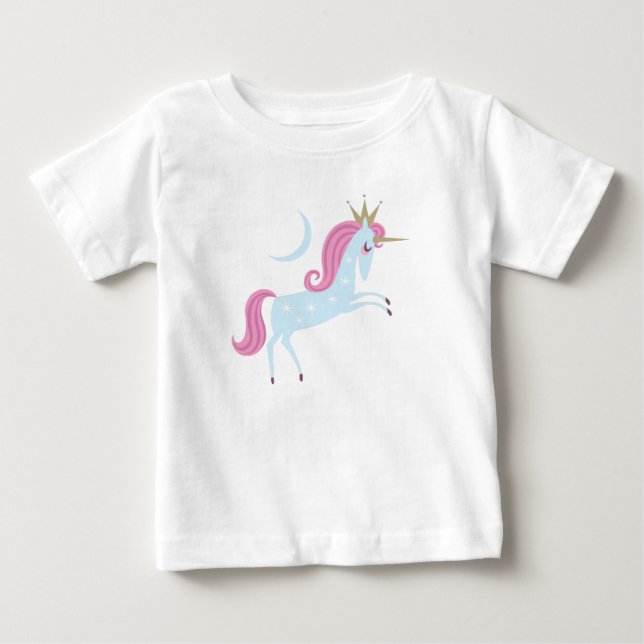 Camiseta De Bebé unicornio mágico (Anverso)