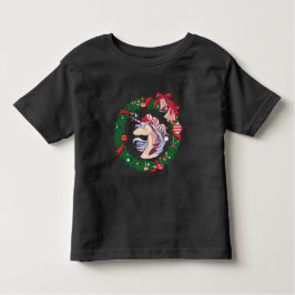 Camiseta De Bebé Unicornio, Navidades mágicos