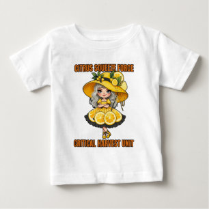 Camiseta De Bebé Unidad de cosecha crítica de fuerza de exprimido d