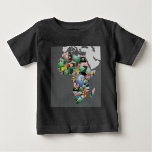 Camiseta De Bebé Unidad en la diversidad: colección de banderas de 