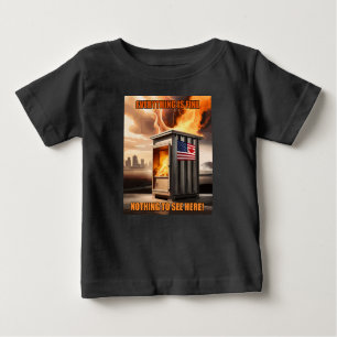 Camiseta De Bebé Unidad Norteamericana: Subiendo en el humo