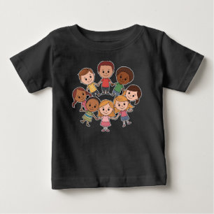 Camiseta De Bebé Unidad y amistad
