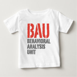Camiseta De Bebé Unidades del análisis del comportamiento de BAU