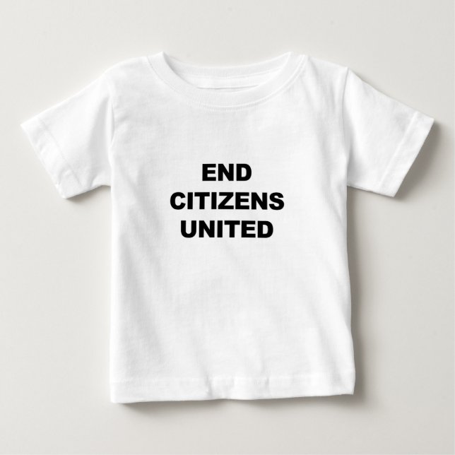 Camiseta De Bebé Unidos de los ciudadanos finales (Anverso)