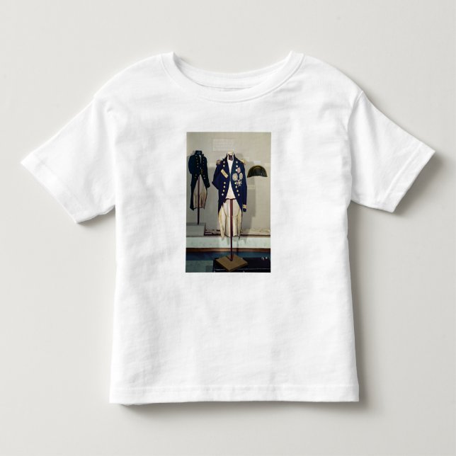 Camiseta De Bebé Uniforme naval real llevado (Anverso)