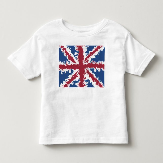 Camiseta De Bebé Unión Jack Clothing Arte del Reino Unido (Anverso)