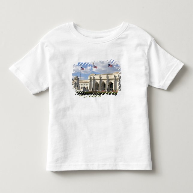 Camiseta De Bebé Union Station en Washington, D.C. (Anverso)