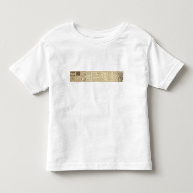 Camiseta De Bebé Unión y líneas de ferrocarril pacíficas centrales (Anverso)