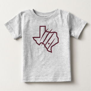 Camiseta De Bebé Universidad A&M de Texas-San Antonio   Logo estata