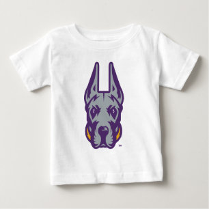 Camiseta De Bebé Universidad de Albany Gran Cabeza de Mascota Dane